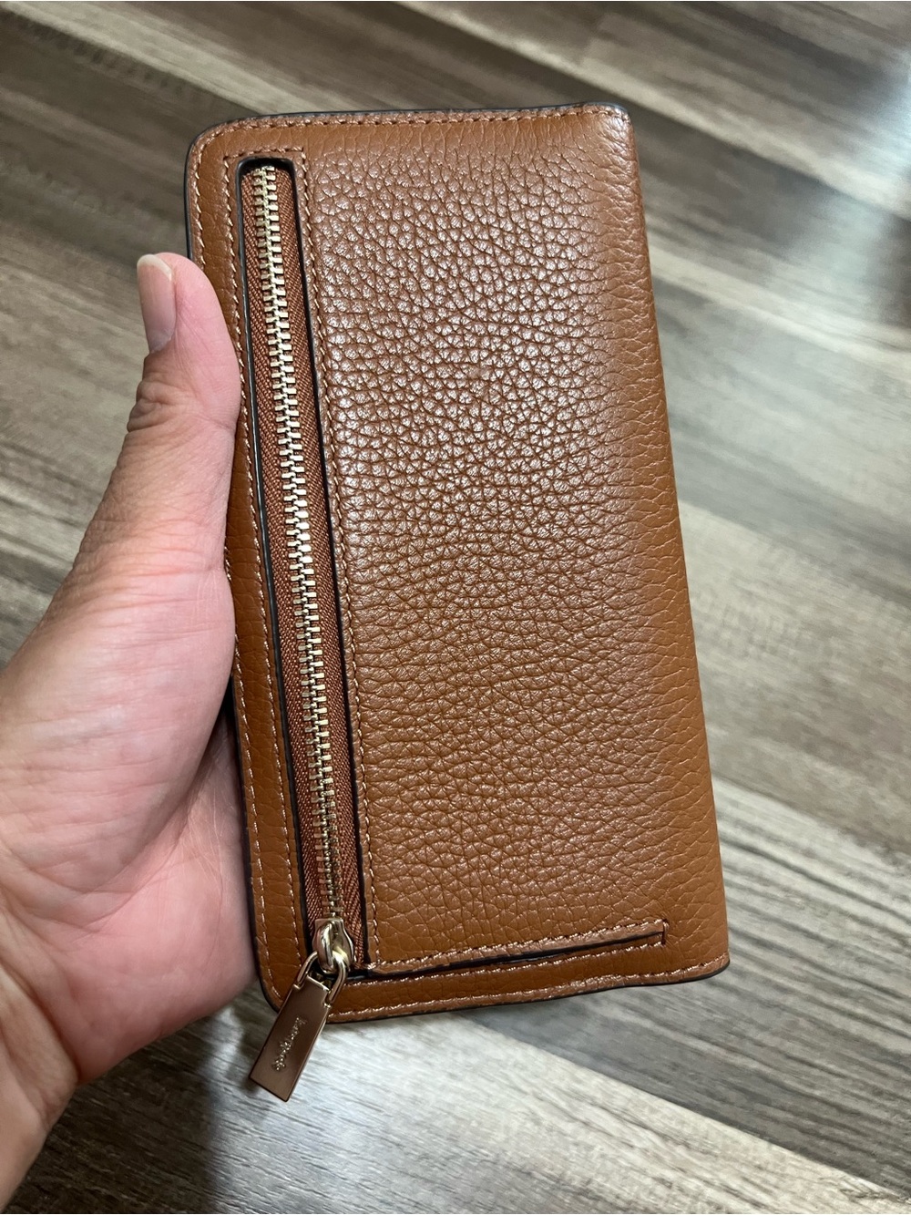 Kate Spade Brown bifold Pebbled leather wallet - Picture 2 of 5